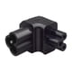 thumbnail image 1 of Enchufe Eléctrico IEC320 C6 A C5, Accesorios, Repuestos, Reemplaza El Adaptador Negro, 1 of 5