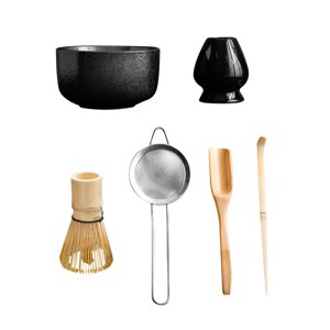 Bothyi - 6 Piezas De Bambú Para Batidor Y Cuchara Para Batidor Para Bebidas Amigos Amantes Del Té A