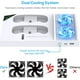 thumbnail image 2 of Soporte Vertical AARONMEI con Ventilador de Enfriamiento y Base de Carga para Xbox Series S, 2 of 3