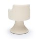 thumbnail image 4 of Silla de comedor TOV Furniture Jeffree crema giratoria de bouclé, 4 of 6