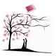 thumbnail image 3 of Lienzo Con Diseño De árbol De Huellas Dactilares, Manualidades Versátiles, Cumpleaños, Bodas, Materiales De Arte, Bricolaje, Rosa, 3 of 5