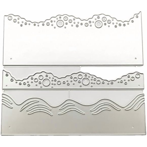 Matrices De Corte Metálicas Para Manualidades De Verano Con Olas Del Océano