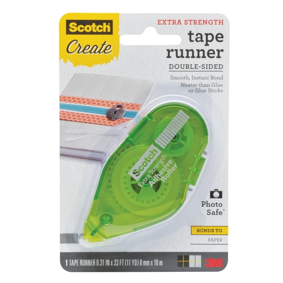 Álbum de recortes Tape Runner Scotch extra fuerte de 8 mm x 10 m