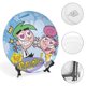 thumbnail image 4 of Los padrinos mágicos Plato decorativo de porcelana fina (bone china), plato decorativo de cerámica para hogar, oficina, soporte de pared, platos decorativos para dormitorio - 6 pulgadas (15 cm), 4 of 6