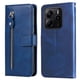 thumbnail image 1 of Funda con Cremallera para Xiaomi Redmi Noe 14 4G, Carcasa Cartera de Cuero PU con Soporte y Tarjetero, 1 of 5