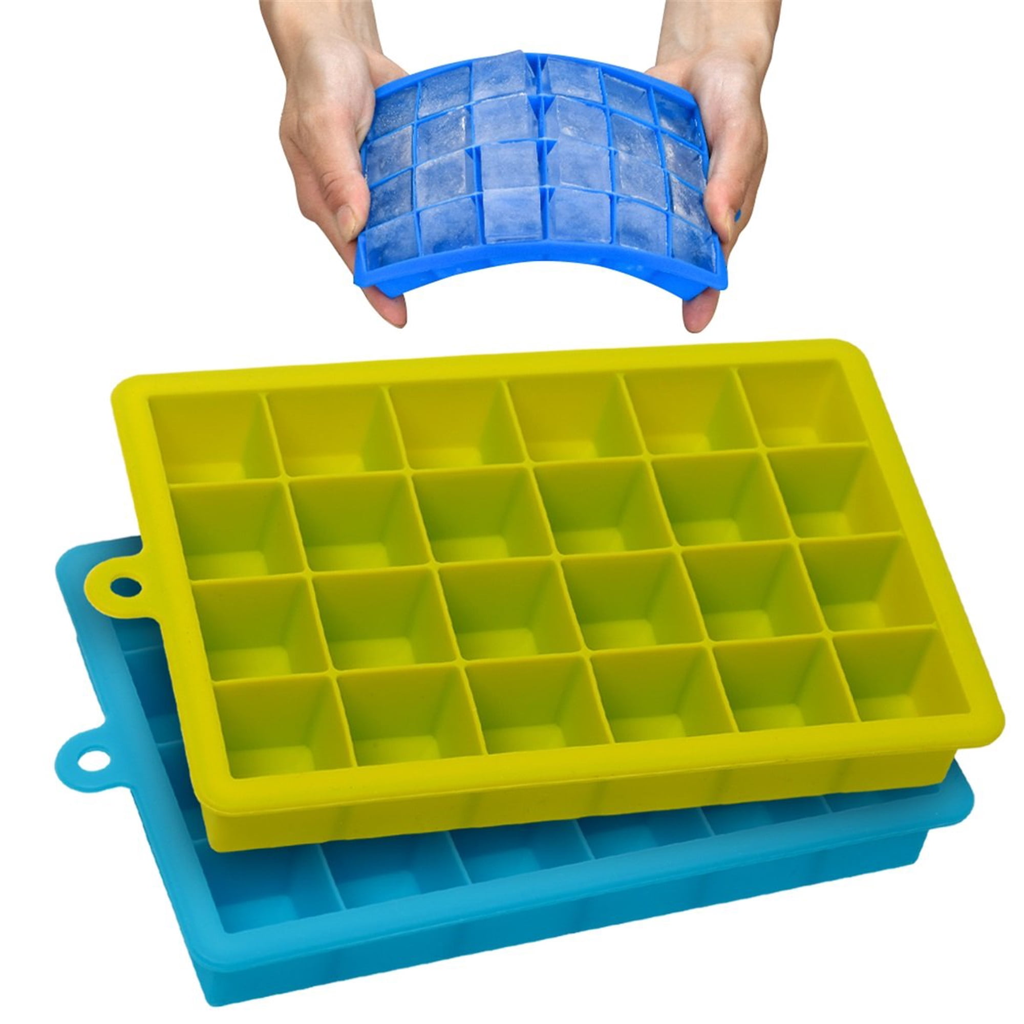 Bandejas Para Cubitos De Hielo Szxc, Paquete De 2, 24 Cavidades, Libres De Bpa