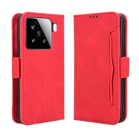 Funda Tipo Billetera Foxdock Para Xiaomi 15 – Tapa Flip Con Tarjetero