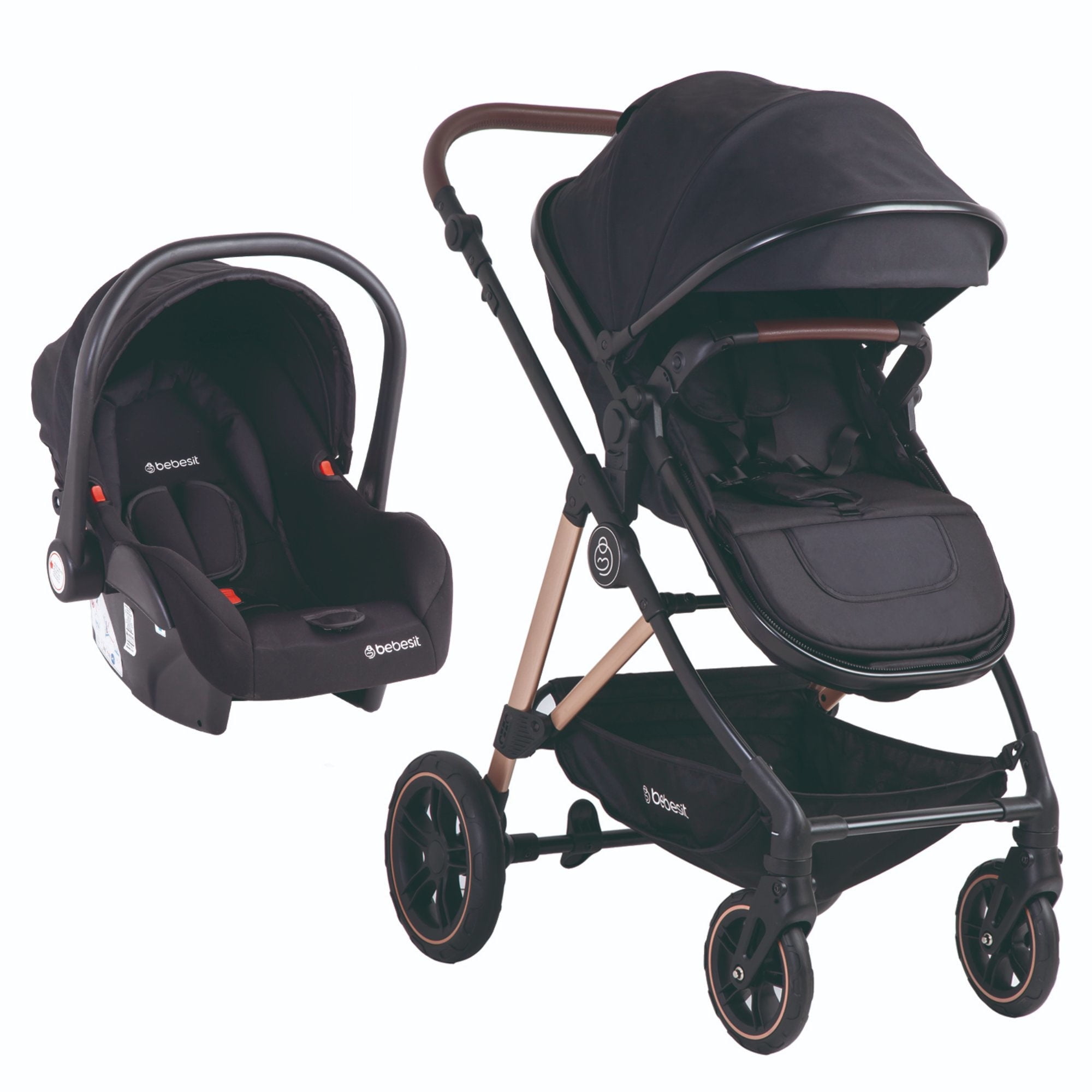 Bebesit - Coche Travel System Neo Negro