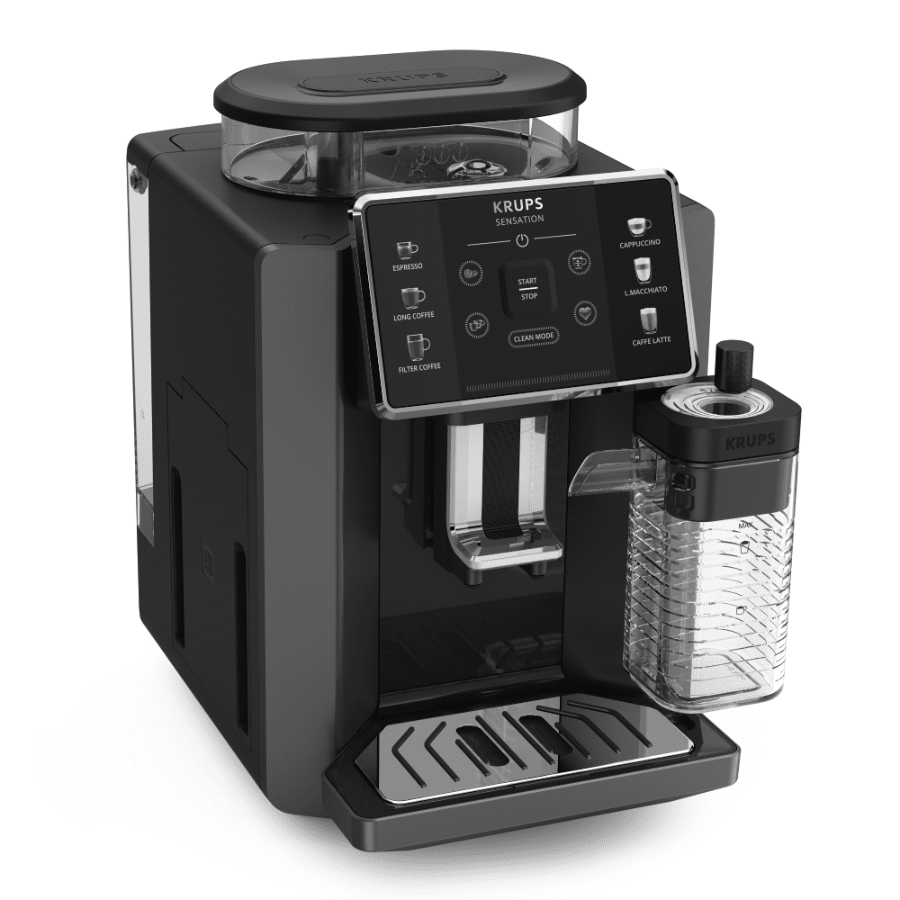 Cafetera Espresso Full Auto Sensation Milk + Kit Accesorios Krups