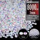 thumbnail image 2 of Strass BELLEBOOST 8000 piezas 3 mm Blanco AB de respaldo plano, 2 of 7