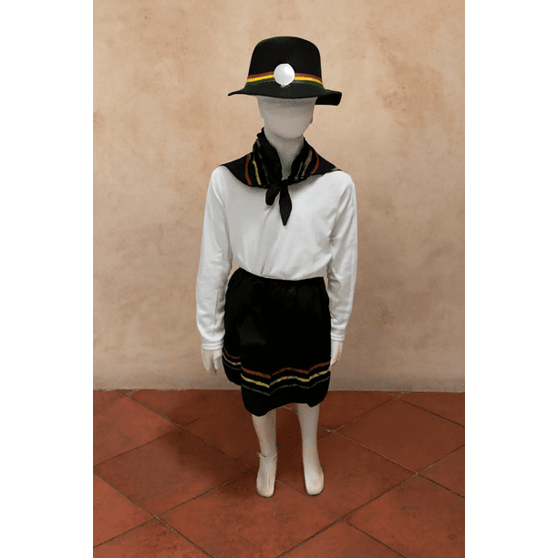 Traje Infantil Para Niña Nortino