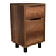 thumbnail image 2 of Velador Kaia 1 Cajón 1 Puerta Caramelo Y Wengue 70x41x36 Cm, 2 of 3