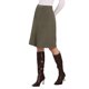 thumbnail image 4 of INSPIRE CHIC Falda de Oficina para Mujer a la Rodilla de Cintura Alta con Cuadros Escoceses M 2, 4 of 5