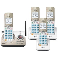 Teléfono Inalámbrico Para Hogar At&T Dect 6.0 Con Contestadora Y 4 Handsets