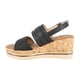 thumbnail image 3 of Sandalia con Taco Chino de Corcho Kim Negro Alquimia, 3 of 7
