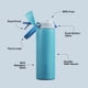 thumbnail image 4 of Botella de agua aislante Encool de acero inoxidable de 700 ml, color azul seda, 4 of 8