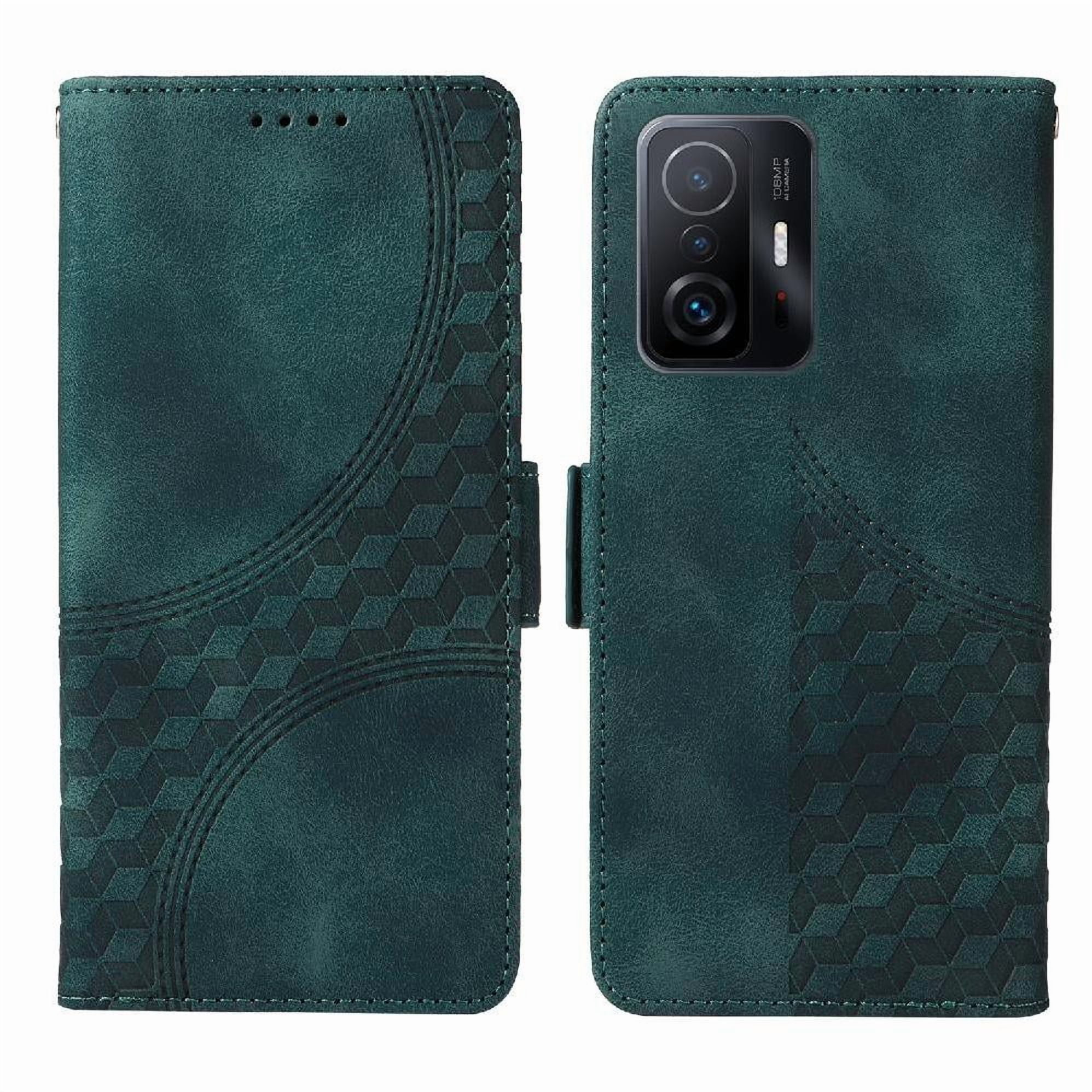 Carcasa Foxdock Xiaomi 11t/11t Pro De Cuero Pu, Diseño Acolchado Clásico, Protección Contra Caídas Y Rayones