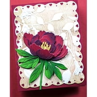 Cutting Die Mcpoox Flowers, Álbum De Recortes, 13 X 9 Cm