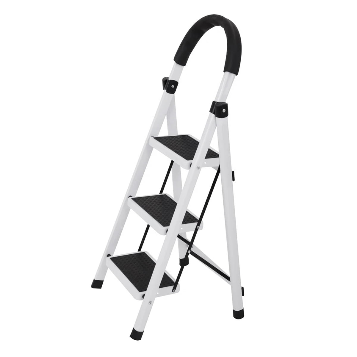 Escalera Taburete Plegable Halten 3 Peldaños Antideslizantes