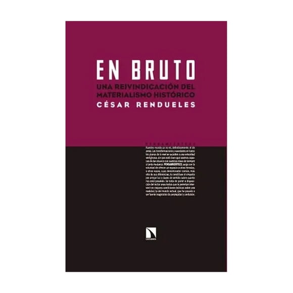 Libro En Bruto Cesar Rendueles