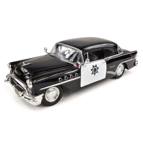 Modelo de coche Buick 1955 1:24 Patrulla de Carreteras de California