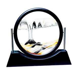 Magideal - Cuadro De Paisaje De Cristal Que Fluye Grande, Pintura De Paisaje Para Escritorio, Decoración Del Hogar, Sala De Estudio, Estanterías Para Adultos , F F