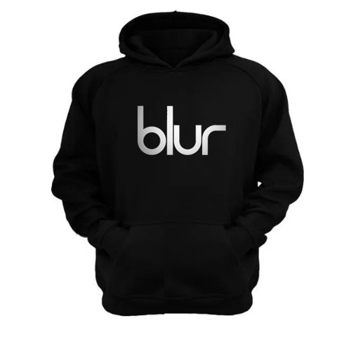 Genérico - Polerón Canguro Blur Negro Talla L Unisex