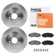 thumbnail image 1 of Kit de frenos Max Advanced Brakes: pastillas cerámicas y discos delanteros, 1 of 9