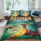 thumbnail image 2 of Rayman Legends Conjunto de sábanas temático, trío de piezas, cómodo y amigable con la piel, diseño único, regalo de decoración para el hogar para familiares, amigos y fans,173cm *218cm, 2 of 6