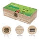 thumbnail image 3 of El Grinch Caja Organizadora de Madera Rústica - Caja Decorativa Multifuncional para Escritorio, Hogar, Oficina, Joyas y Manualidades, 3 of 6