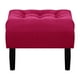 thumbnail image 1 of Pouf Wood 1c Felpa 00 Burdeo, 1 of 4