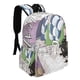 thumbnail image 2 of Mirar Atrás-theme Backpack, Campus style schoolbag Bookbag with Adjustable Shoulder Straps And Large Zip Compartment, Unisex Travel Bags.42x30x15cm, 2 of 6