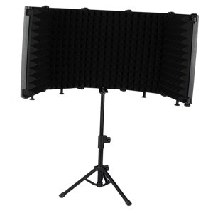 Bothyi - Micrófono De Estudio Escudo De Aislamiento Espuma Absorbente De Sonido Para Voces 5 Paneles