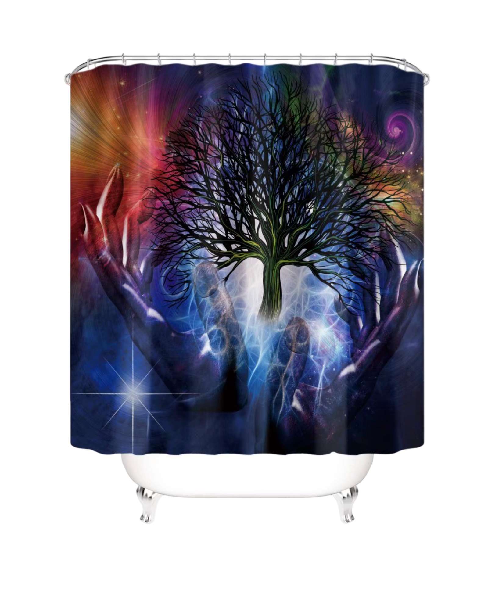 Genérico - Cortina Para Baño Con Forro De Ducha 180 Cm L3