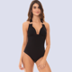 thumbnail image 1 of Traje De Baño Negro Halter Control De Abdomen Chamela M, 1 of 9
