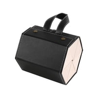 Magideal - Organizador De Gafas De Sol De Viaje, Estuche De Almacenamiento De Gafas Con 6 Ranuras, Caja De Almacenamiento Portátil De Cuero Pu Para Decoración De Negro