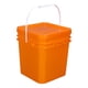 thumbnail image 4 of Cubo Cuadrado De Almacenamiento Portátil De Alta Resistencia Para Pintar, Cocina, Garaje, 25 L, 4 of 5