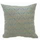 thumbnail image 1 of Pillow Home Accent Pillows, chenilla con estampado de diamantes, color turquesa, 1 of 1