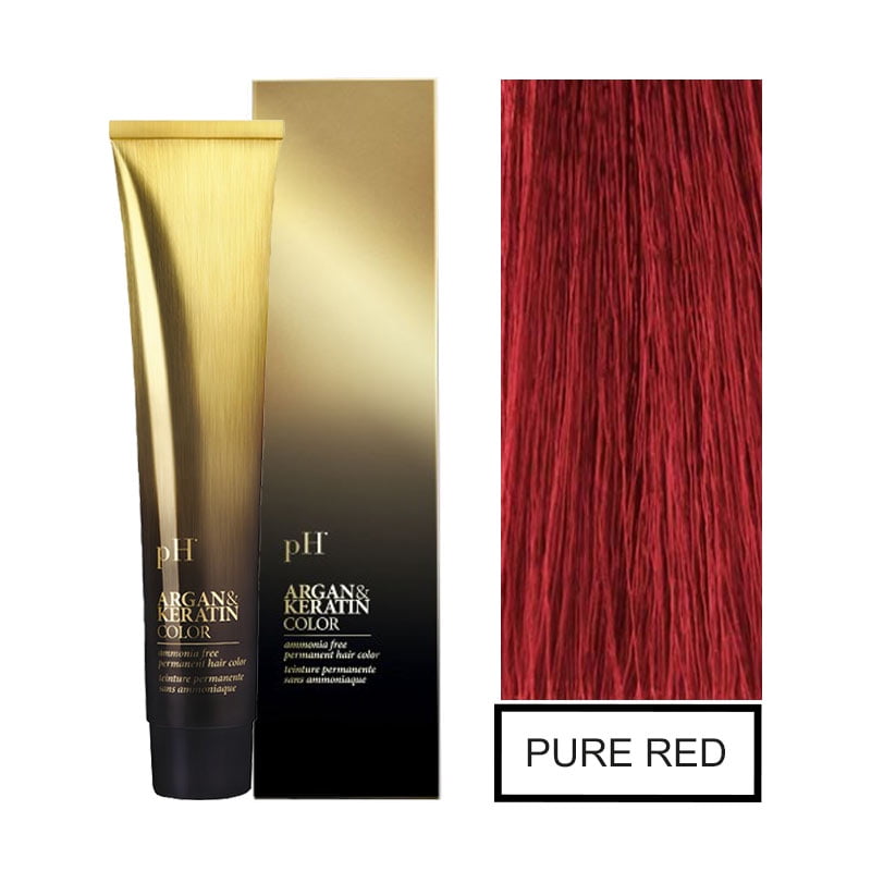 Ph - Tinte Permanente Sin Amoniaco Pure Red Y Oxidante