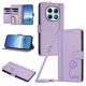thumbnail image 1 of Funda Cartera Trébol para Xiaomi Redmi Note 15 4G/5G con Ranuras Tarjetas y Carga Inalámbrica Morado claro, 1 of 6