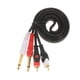 thumbnail image 3 of Cable De Audio Del Instrumento 6 5mm A Rca Cable Para Amplificador Mezclador 1m, 3 of 3