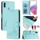 thumbnail image 5 of Funda tipo cartera FOXDOCK para Samsung Galaxy A11 con soporte, ranuras, RFID, diseño de gato, 5 of 5