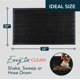 thumbnail image 2 of Alfombra de entrada ubdyo 81 cm x 51 cm negro brillante y duradera, 2 of 9