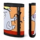 thumbnail image 3 of 2 Perros Tontos Cartera Trifold para Hombres, 8 Ranuras para Tarjetas, 1 Ventana de ID, Tarjetero Delgado con Bolsillo de Efectivo con Cremallera para Uso Cotidiano, 3 of 6