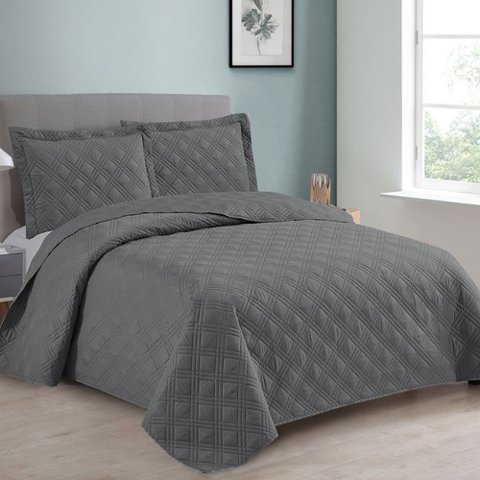 Quilt Andes Liso Gris King