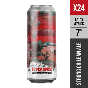 Anfiteatro - Pack X24 Esperanza, 7° (Strong Chilean Ale) - Cerveza Artesanal Valparaiso- 475 Ml