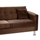 thumbnail image 3 of Sofa New Retro 3 Cuerpos Felpa 12 Chocolate, 3 of 5