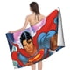 thumbnail image 4 of Superman Toalla de playa de secado rápido con diseño temático, regalo para mujeres y niñas, ideal para cumpleaños, fans, amantes de la música, uso en la playa o al aire libre, 78 × 180 cm, 4 of 6