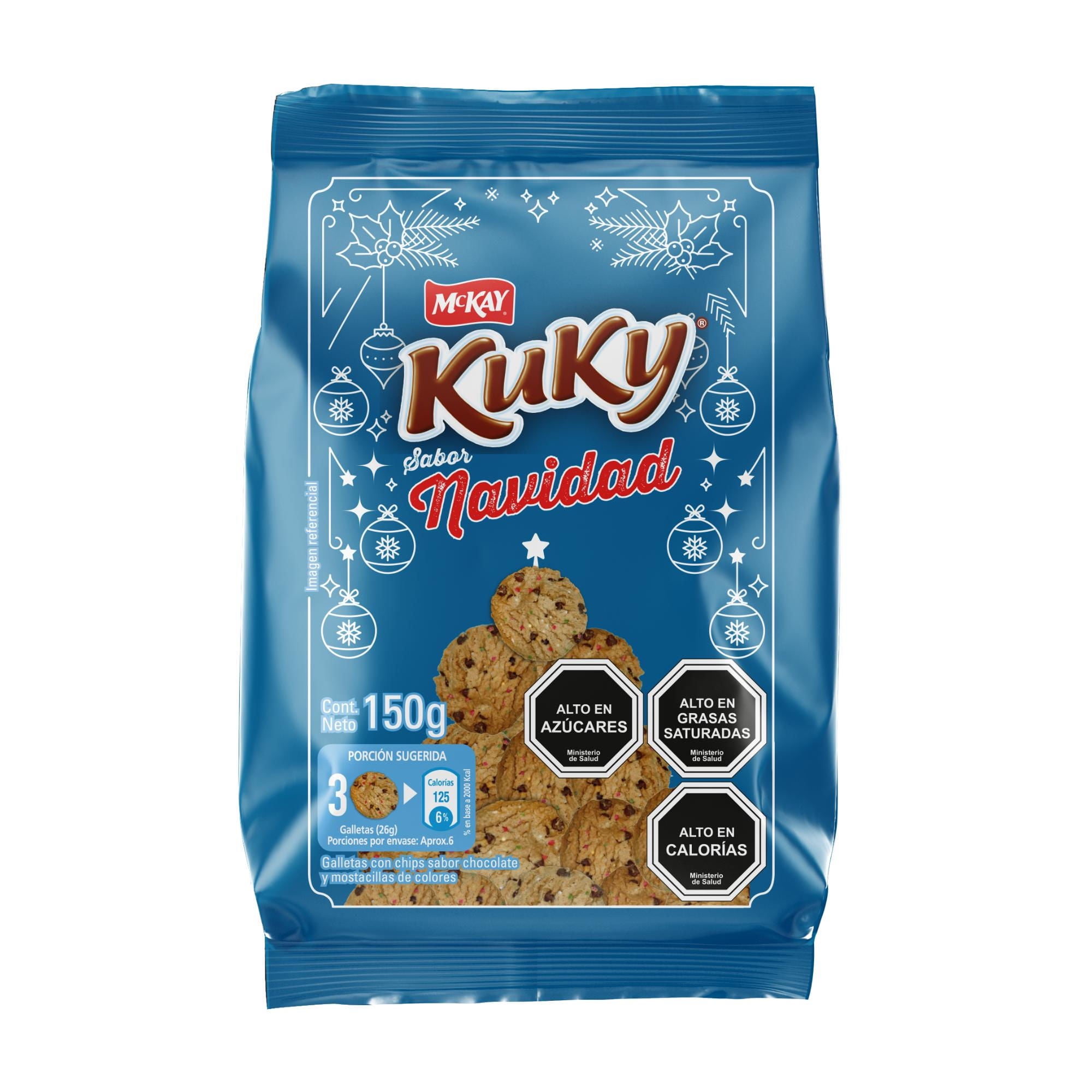 Galleta Kuky Navidad 150 Grs 150 g Mckay