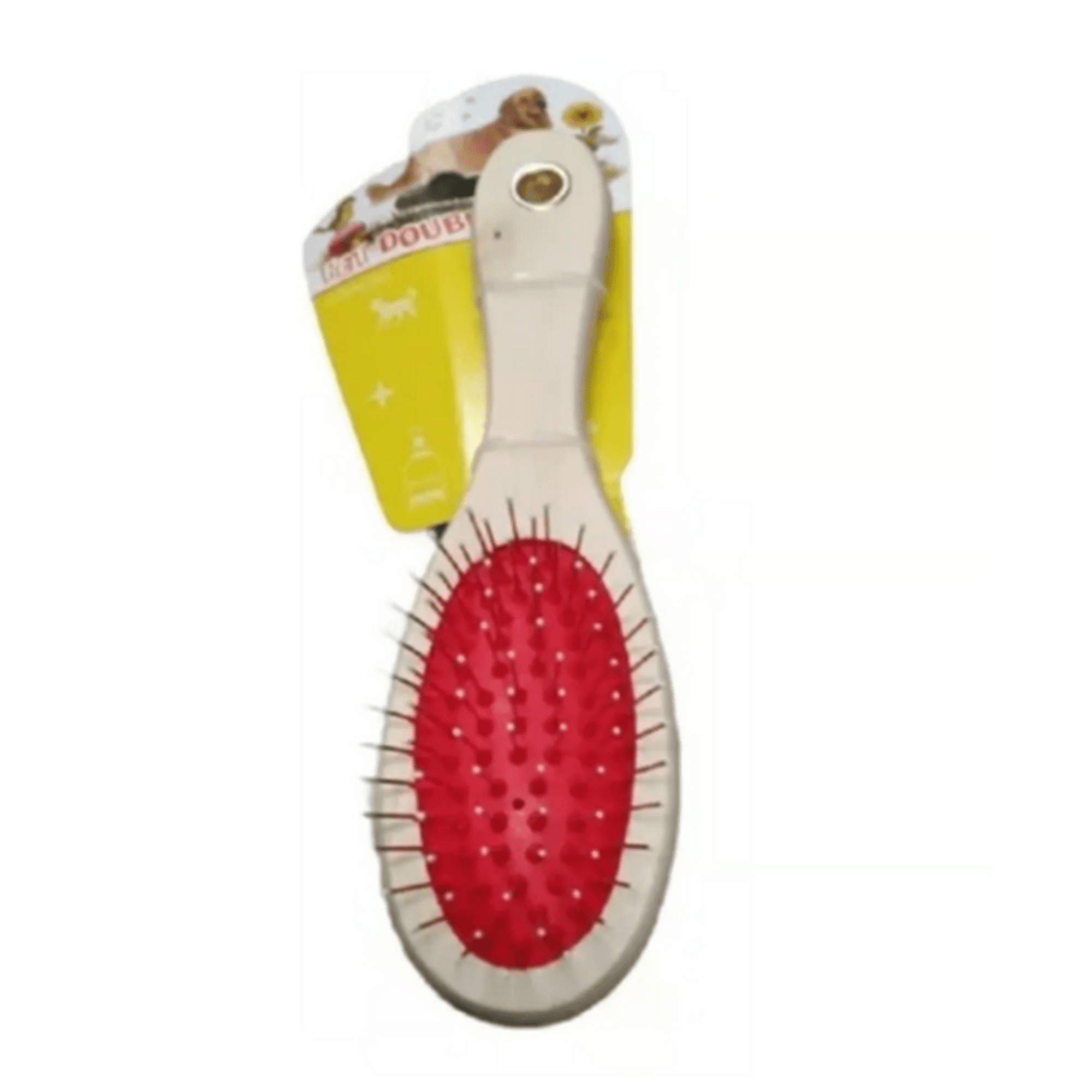 Genérico - Cepillo Doble Cara En Madera Para Mascota Goodwill